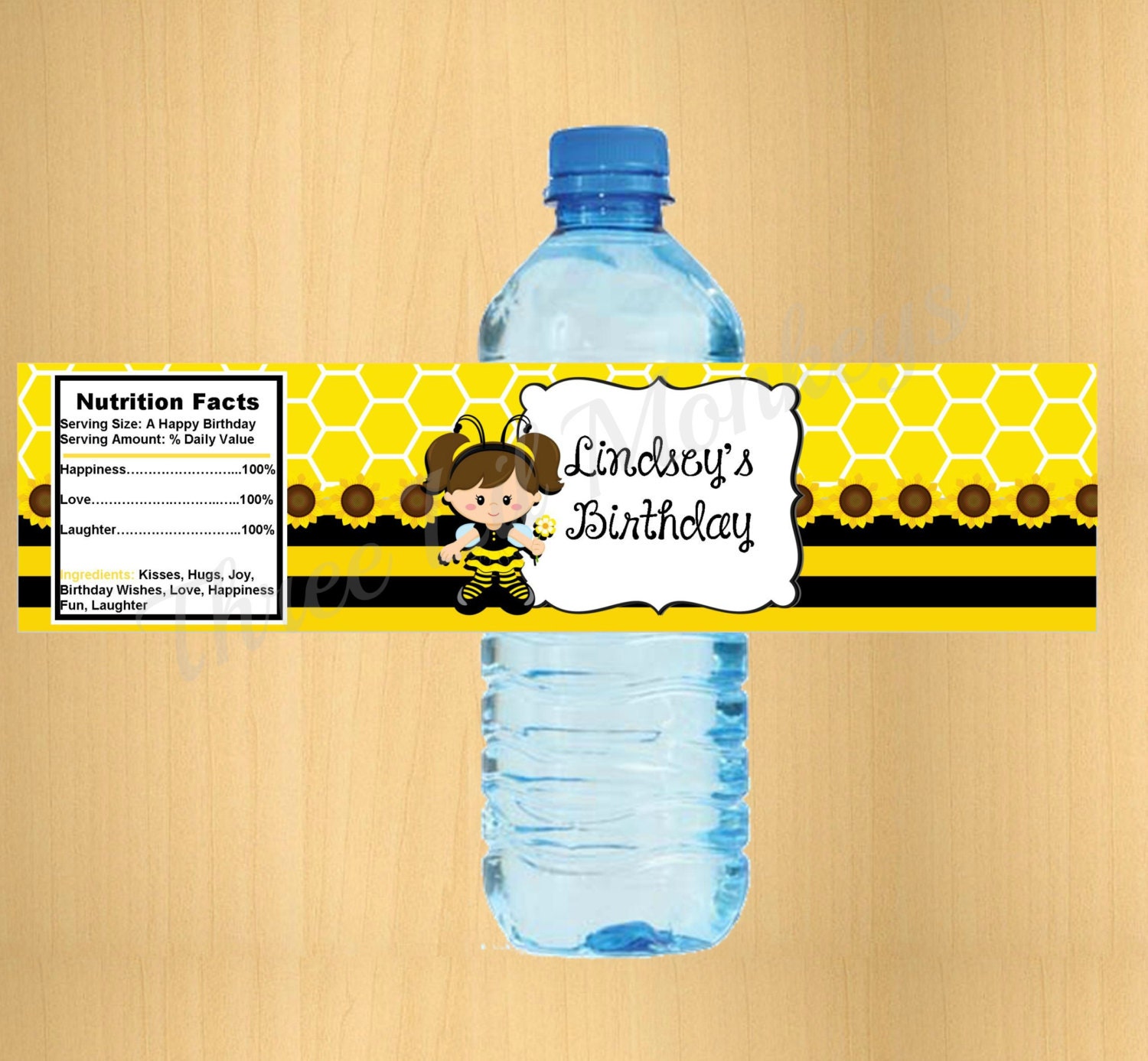 DIY Printable Little Bee Water Bottle Label Il_170x135