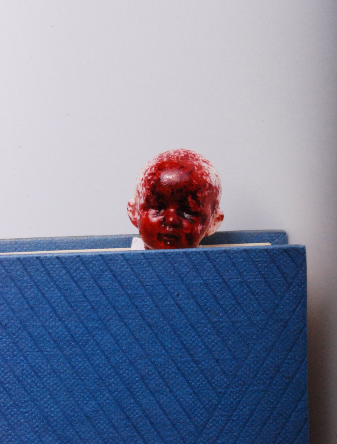 Lucien the ZOMBIE boy - BOOKMARK - /ooak/ - /Ready to ship - Gift wrapped/