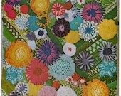 Crewel Embroidery Sampler Floral Garden Bouquet Transfer Pattern Instant Download