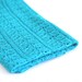 Hand knit shawl scarf in turquoise blue lace elegant scarf in merino/silk gift for her