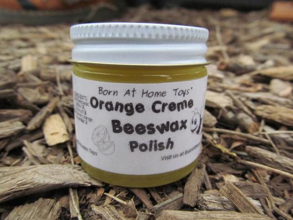 Orange Creme Beeswax Wood Polish