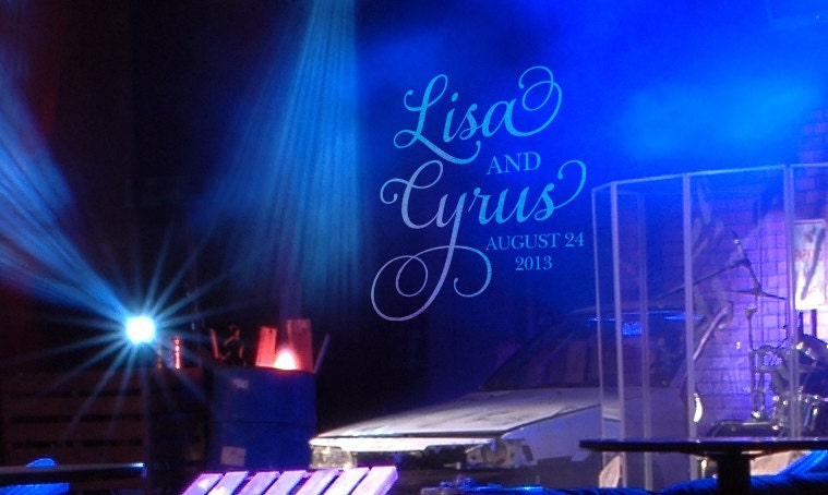 Wedding Logo and Gobo -- pompdesigns