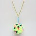 Colourful Pom Pom Necklace - one of a kind