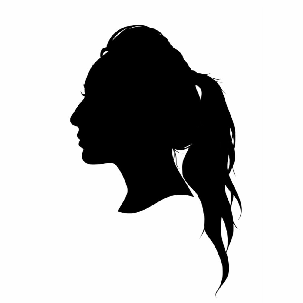 Custom Silhouette - Hand Drawn - Digital Files Only - Baby Kids Children Pet