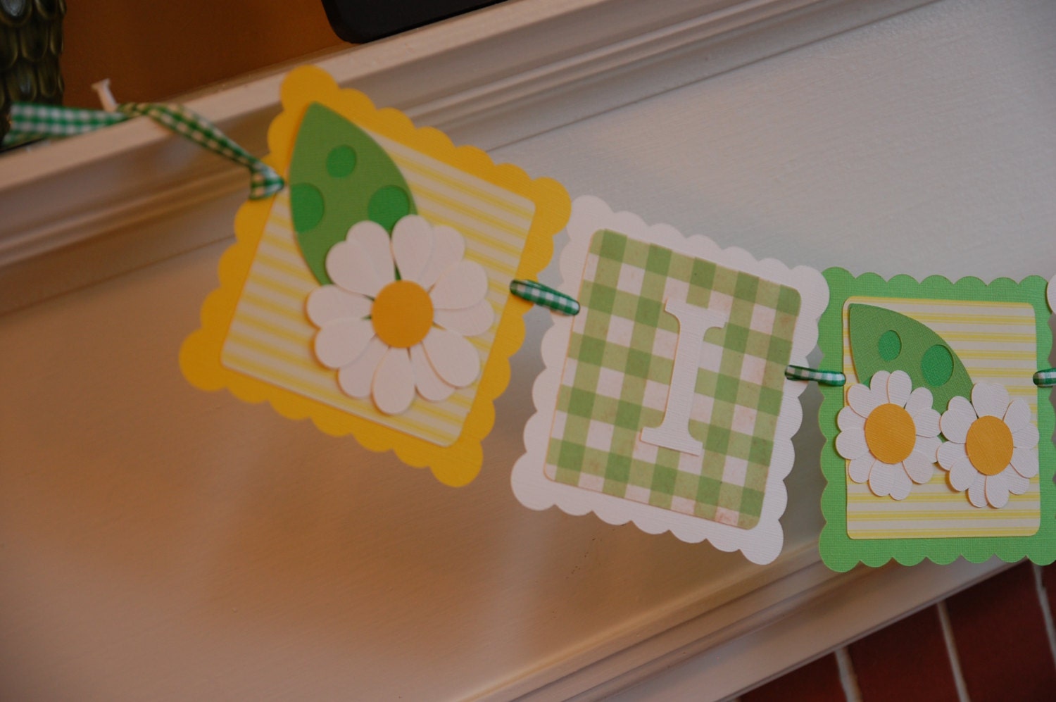 Daisy Banner, I am 1 Banner, Highchair Banner, I am 1, Daisy Theme, Daisy Birthday Party Il_170x135