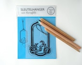 Shrink Film Keychain Moped Tomos 4tl