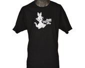 Kangaroo tshirt funny mens geekery t shirt baby roo joey Australia humor clothing gift husband boyfriend son black shortsleeve screenprint