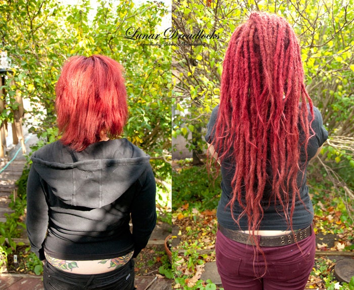 Dreadlock Extensions - 10" Human Hair, Custom Order
