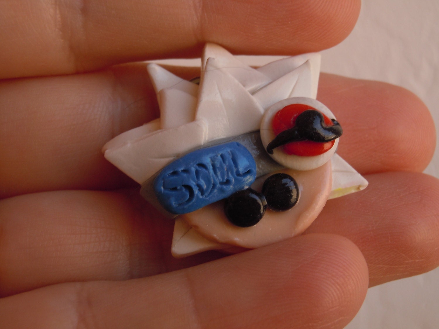 Soul Eater Charm Soul Evans Anime Necklace Cell Phone Kawaii Charm Polymer Clay
