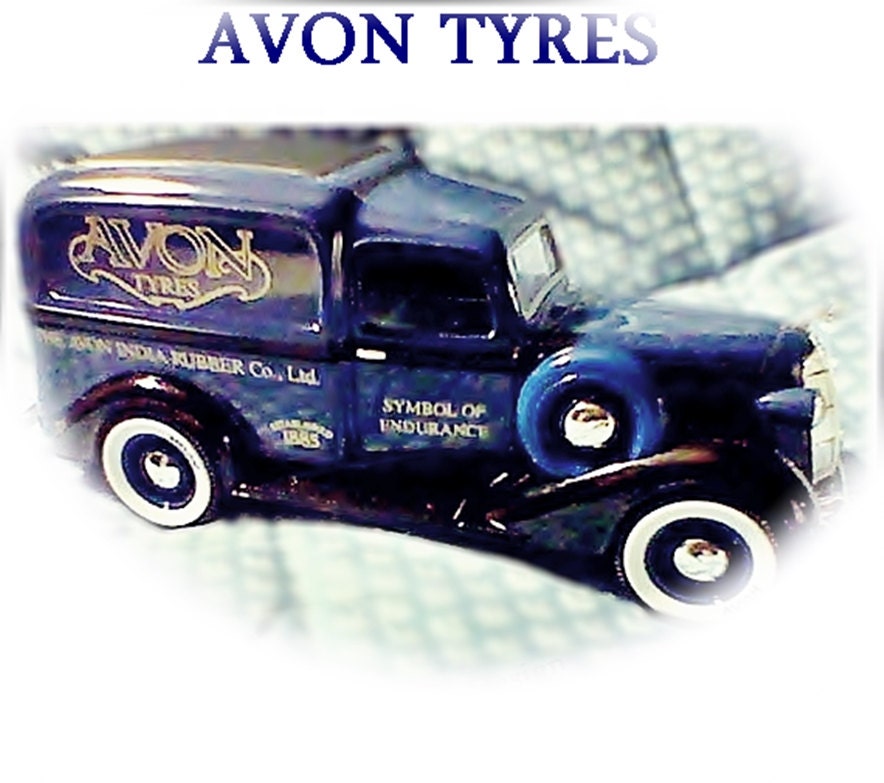 VERY RARE Limited Ed. Collectors Bank 1936 Dodge Avon Tyres-(149.95)