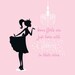 Princess Silhouette Vinyl Wall Decal Set