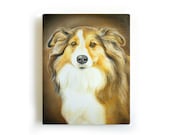 8x10 oil Custom pet portrait original oil painting dog cat animal pet lover painting unique handmade gift idea