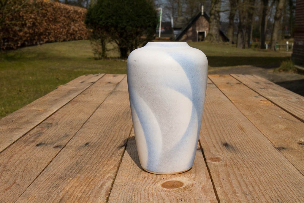 Bay Keramik light blue sixties West-German vase