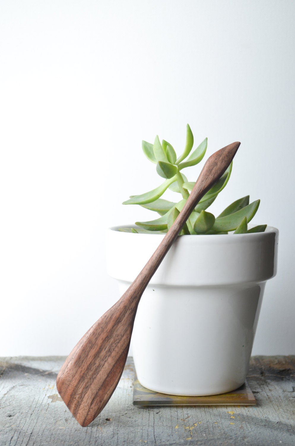 02 black walnut Spatula. Limited weekly wood.  Mothers Day Gift spoon hand carved reclaimed wood serving kitchen utensil