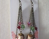 Beauty and the Beast: Belle and the Enchanted Rose Squinkies Earrings