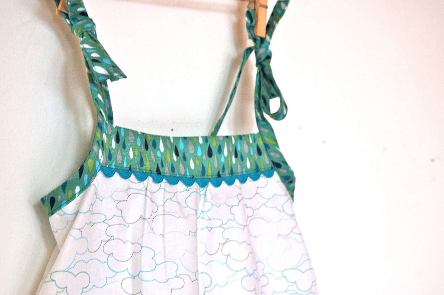 Girls Tank Top / Rainy Day  / 6 months - 5T