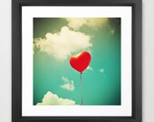 Heart photography, Love photography,  Heart art, nursery art, nursery decor, nursery prints, balloon, sky, photography