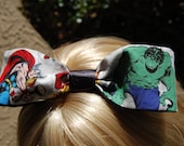 Avengers Thor and Hulk Fabric Bow Headband