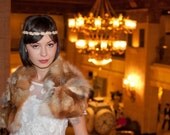 Gold  Leaf "Great Gatsby" 1920s Headband - grecian gold leaf headband - daisy buchanan - art deco -1920s party - great gatsby party