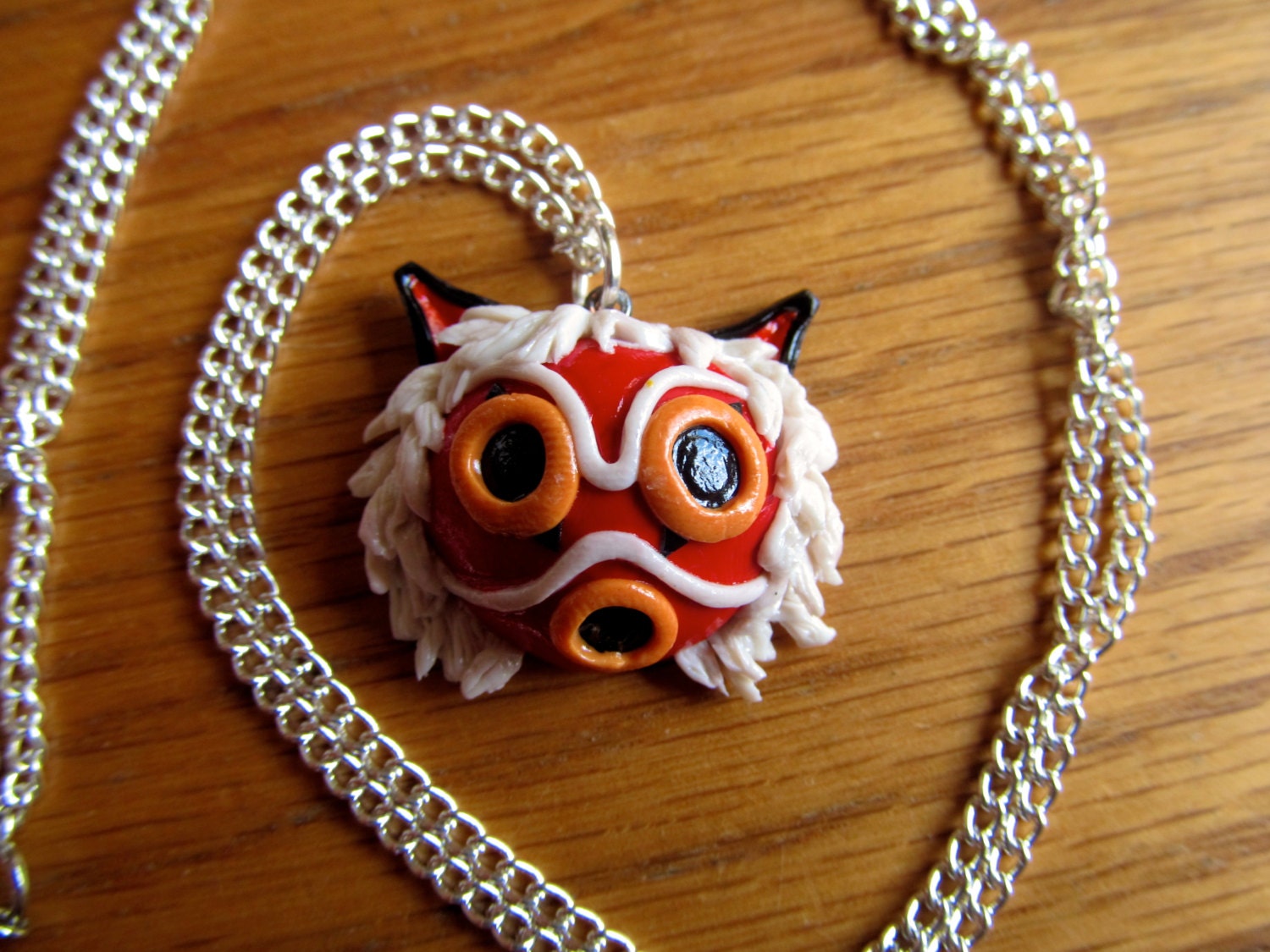 Princess Mononoke San Mask Necklace
