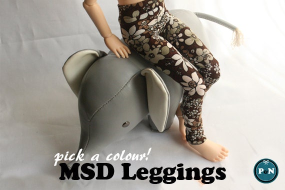 PICK A COLOUR - MSD-sized Leggings in 12 different fabrics
