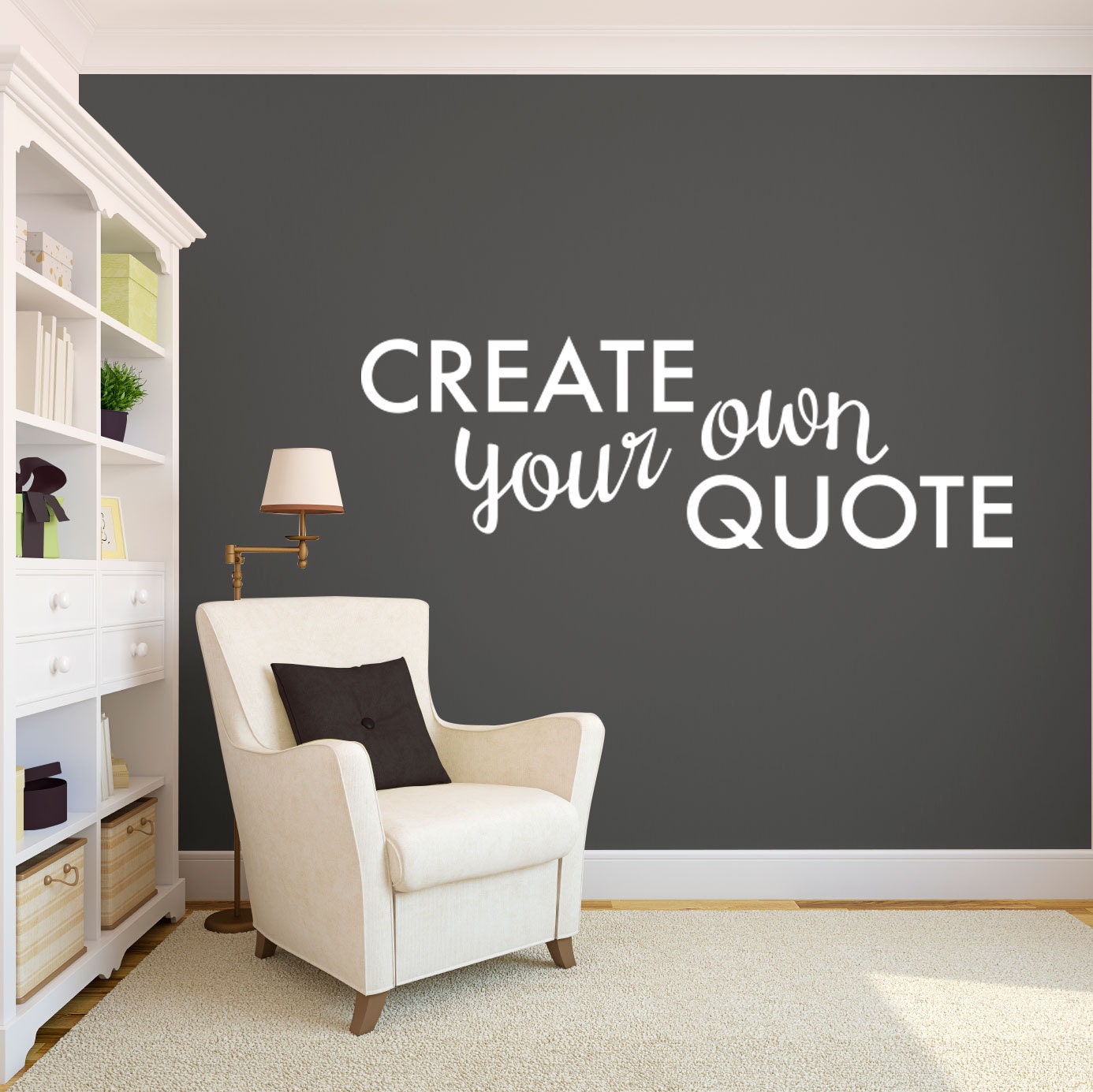 Create your own Quote Personalized Wall Quote Sticker - Wall Decal Custom Vinyl Art Stickers