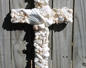 Seashell Wood Cross