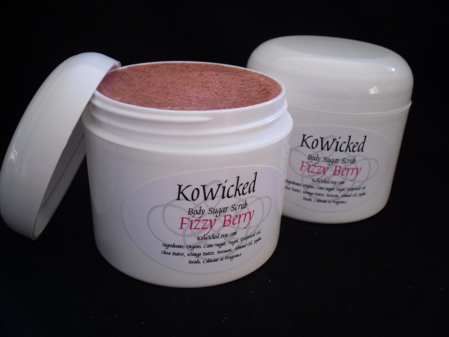 Fizzy Berry Body Sugar Scrub with Shea & Mango Butter