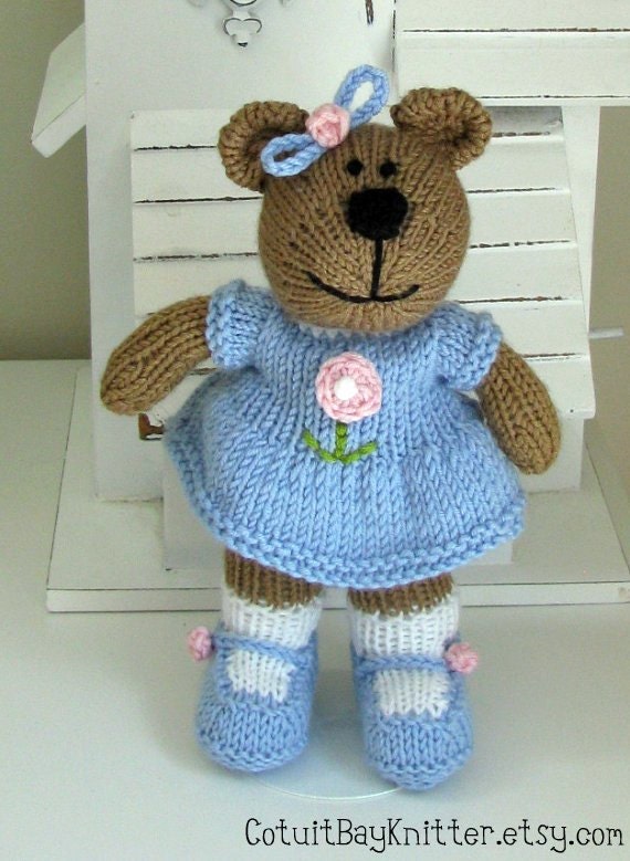 Stuffed Toy Knitted Bear Stuffed Animal Children Toy Hand Knit Teddy Bear Kids Toy Plush Doll Small Toy EtsyKids Team Stephanie