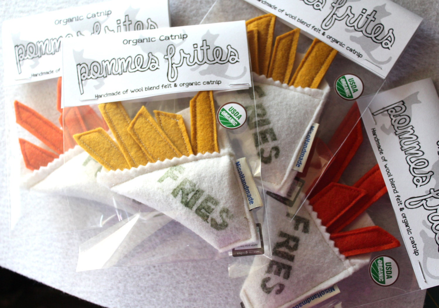 Cat Toy Catnip Pommes Frites French Fries