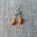Silly Squirrels - Vintage Squirrel Charm Dangle Earrings