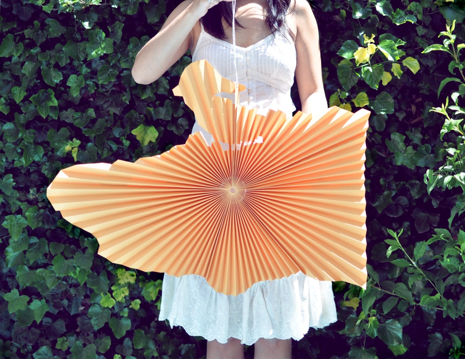 PANCAKE: City Map / Paper Wall Decoration - Yellow Orange Vancouver / FibetStore by Fiber Lab