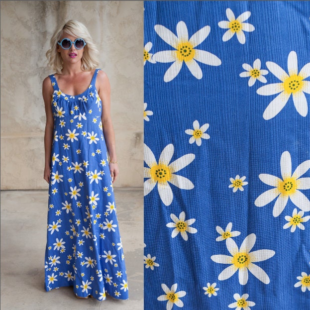 Daisy Chain 70s maxi dress size Medium