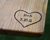 Personalized Engravings for Cutting Boards and wood items - Unique Wedding Gifts and Wood Anniversary Gifts - Personalized Kitchen