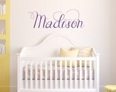 Nursery Custom Name Vinyl Wall Decal - Children's Vinyl Wall Art - Teen Vinyl Lettering