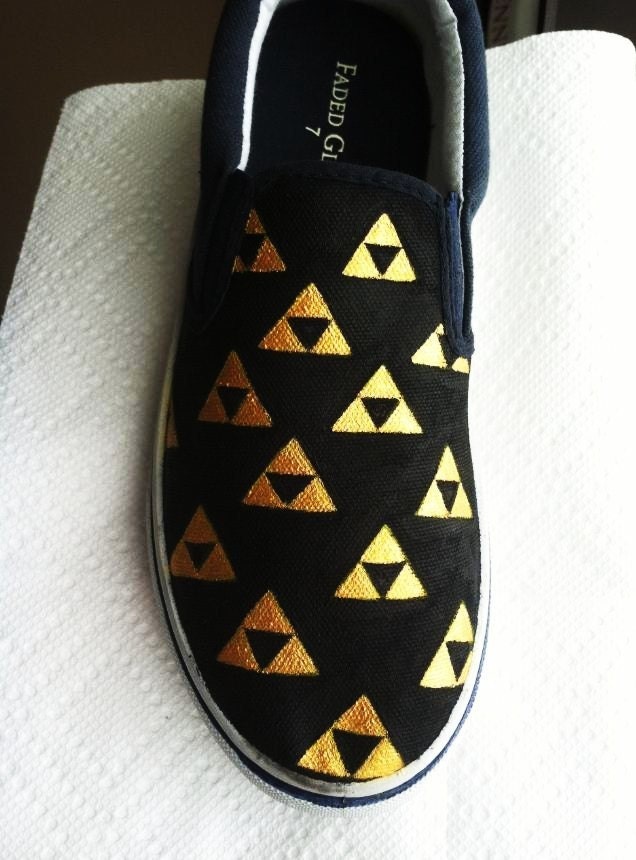 Custom Triforce Shoes