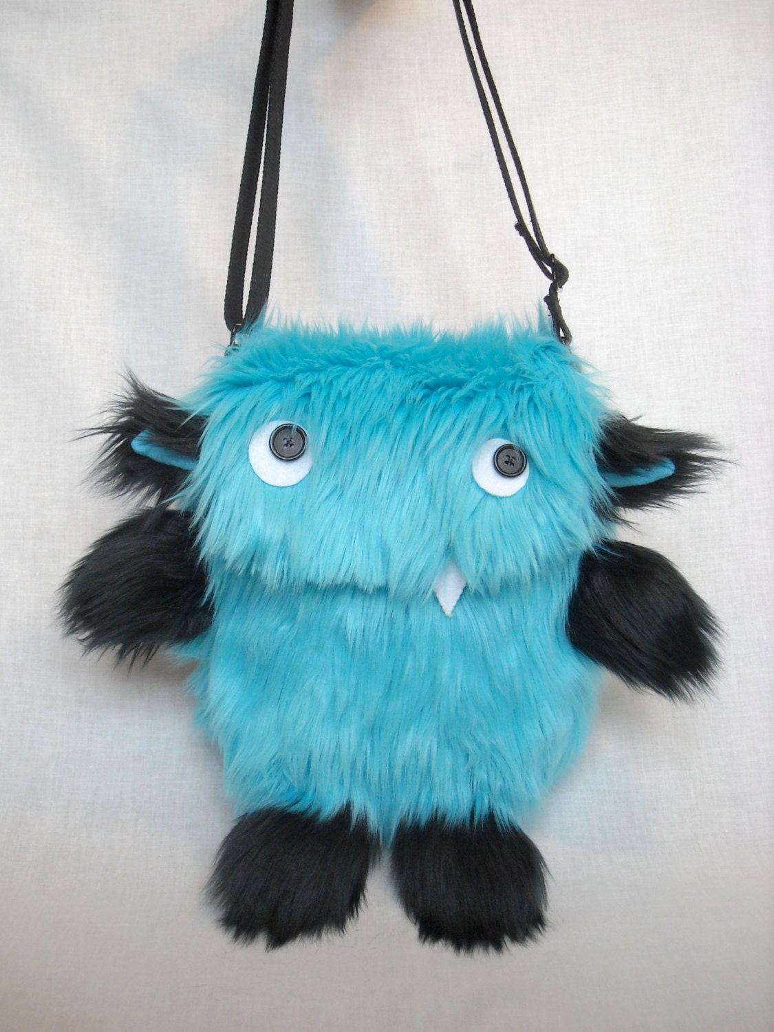Soft Monster Bag with Adjustable Cotton Strap - Blupert