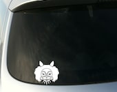 Princess Mononoke inspired San Mask vinyl decal - Macbook decal - Car decal - Notebook decal - Anime decal - Mononoke decal