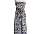 Maxi Evening Dress ,Blue Dress