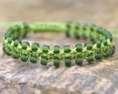 St. Patrick's Day Green Hemp Bracelet