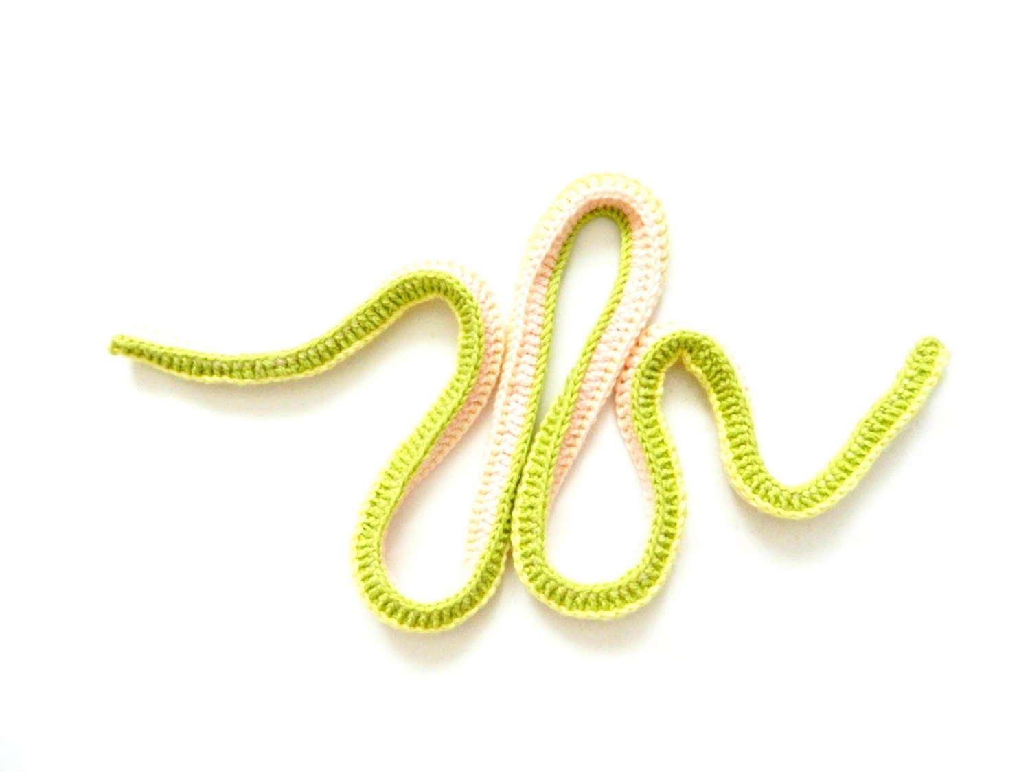 Pippi's 65" Pastel Square-Tube Skinny Scarf, Crochet Necklace, Unisex, Spring, Summer, Fall, Winter, Fashion, Gifts, For Her, For Him