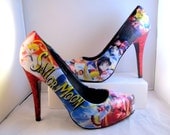 Sailor Moon High Heels with Glitter - Made to Order