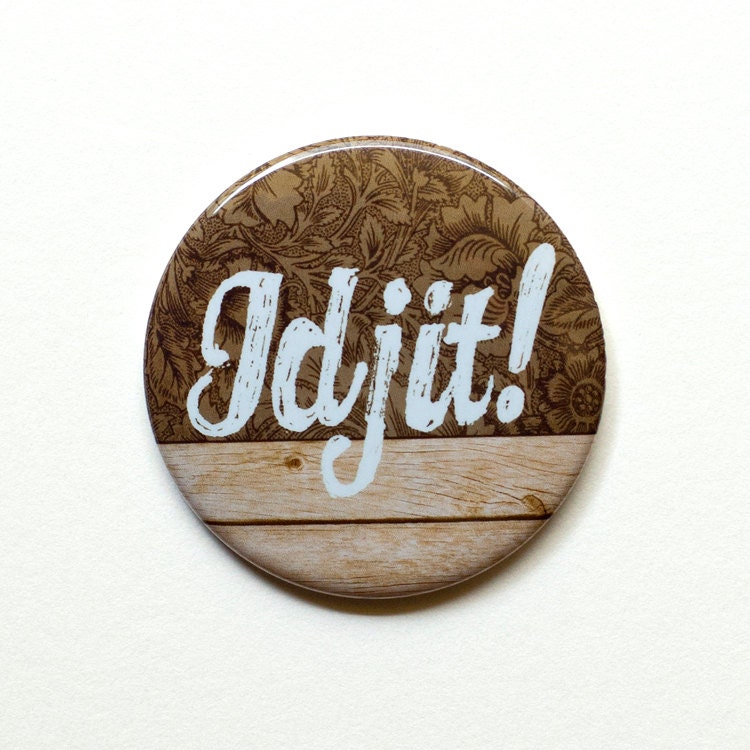 Supernatural - Bobby Singer Idjit 2" Pinback Button