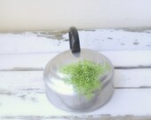 vintage kettle- Mid Century industrial design- kitchen 1950s- camping cook accesory- aluminium light -  tea kettle- men