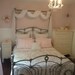 Vintage Distressed French Provincial Cottage White Embossed Dresser / Chest of Drawers