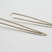 Silver X-Long Sharp Side Earrings, Long Silver Spikes, Statement Earring, Dagger Earring