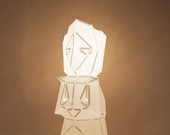 Gnaska - do it yourself paper lampshade