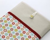 Laptop, Sleeve, Case, Cover,  padded, pocket, rainbow, 13 in , flowers, MacBook