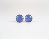 Shimmer Purple Nail Polish Earrings