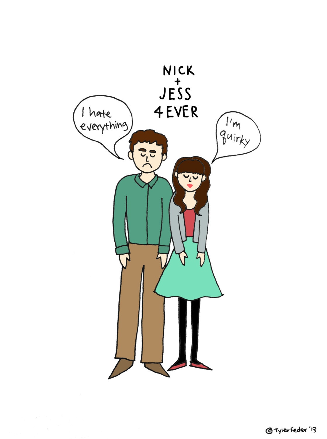 Cartoon Couples Portrait